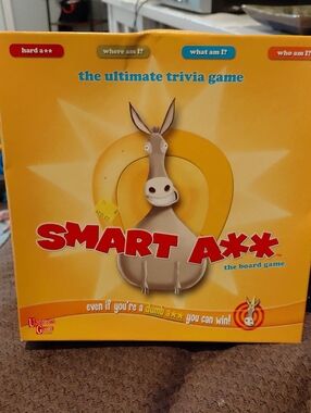 Smart A** Yellow Trivia Board Game